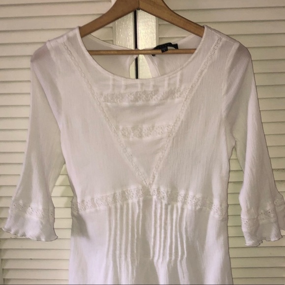 Sanctuary Crochet Mini dress flare sleeve Small - Picture 2 of 9